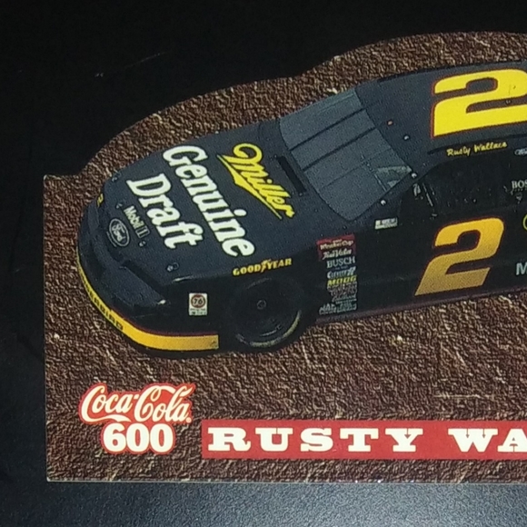 1995 FINISH LINE COCA COLA 600 DIE CUTS 5 NASCAR T - Picture 3 of 12